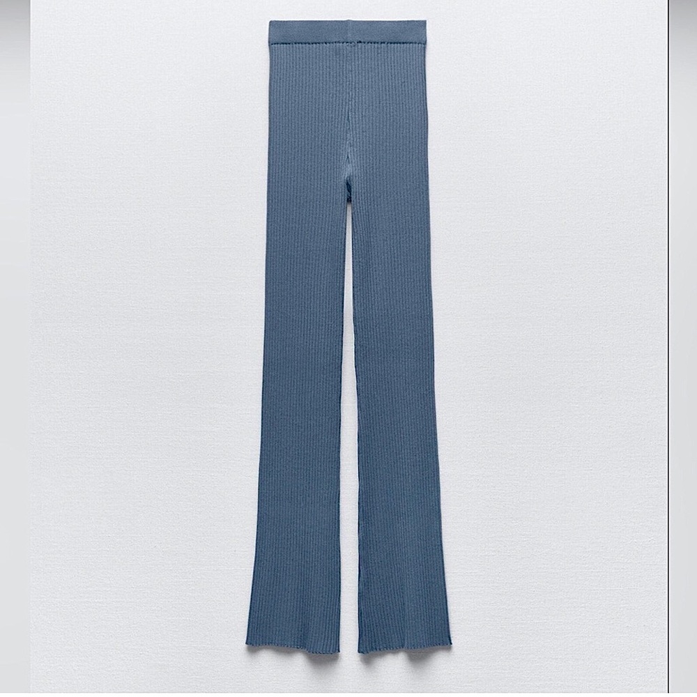 Zara Ribbed Pull-On Pants - Picture 4 of 8